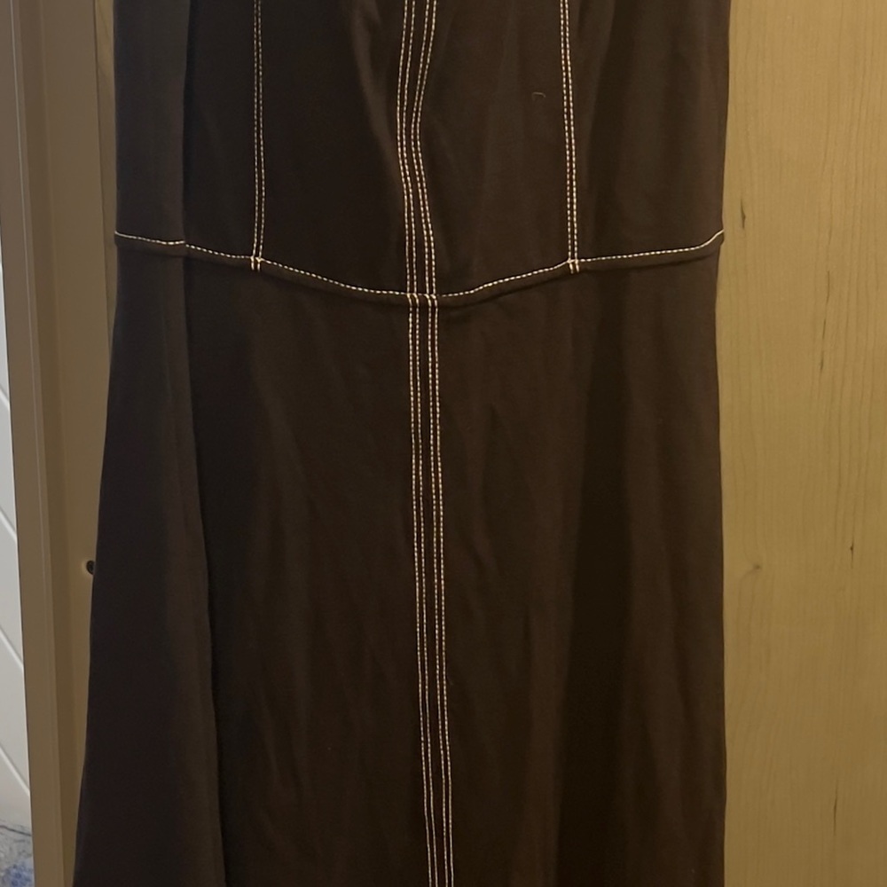Loft black long dress never worn